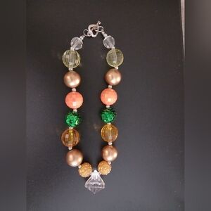 Elegant Multicolor Chucky Beaded Necklace